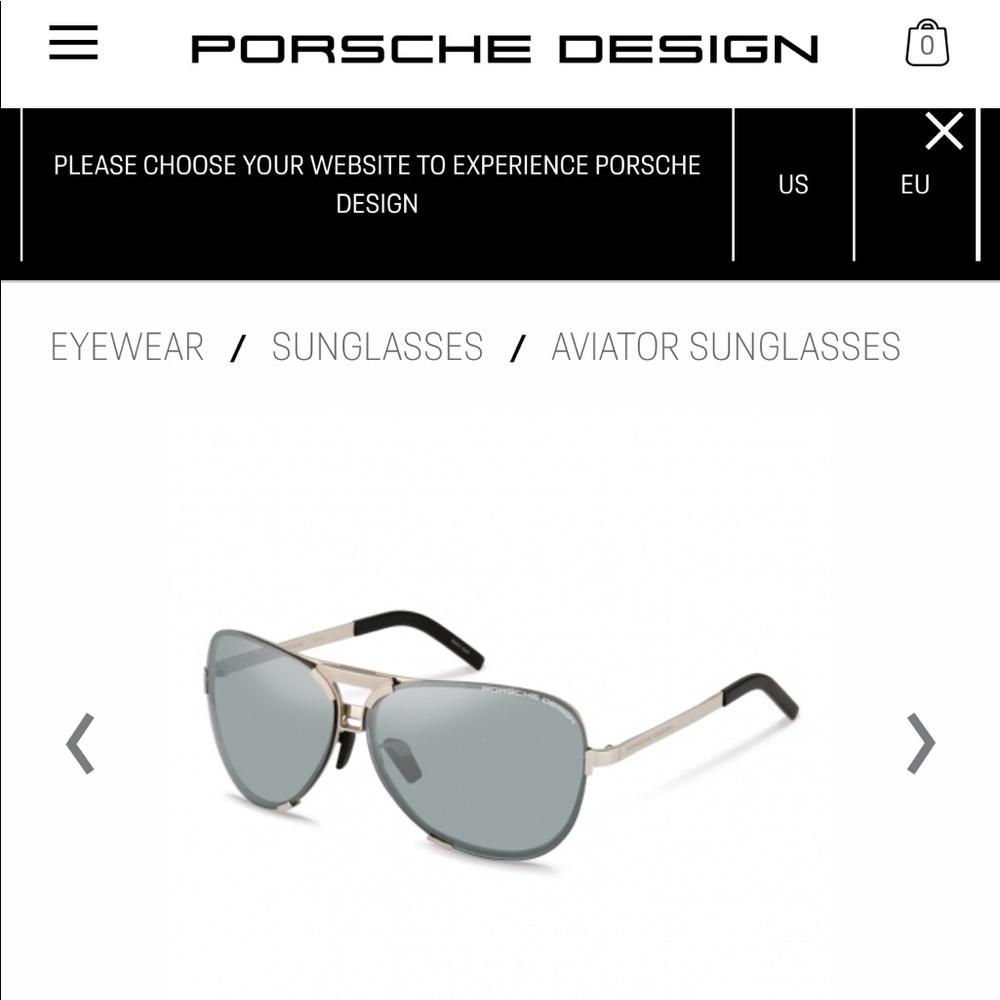 Porsche design glasses.